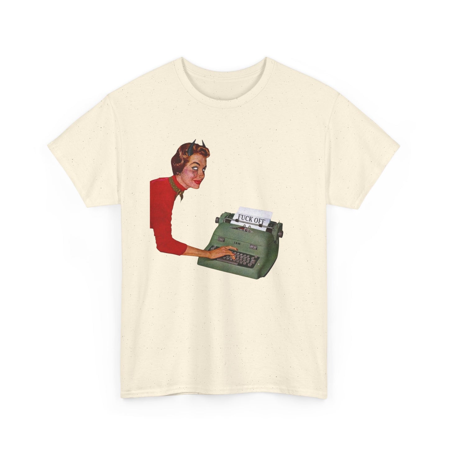 She Devil Funny Vintage Graphic T-Shirt Women's Heavy Comfy Cotton Tee