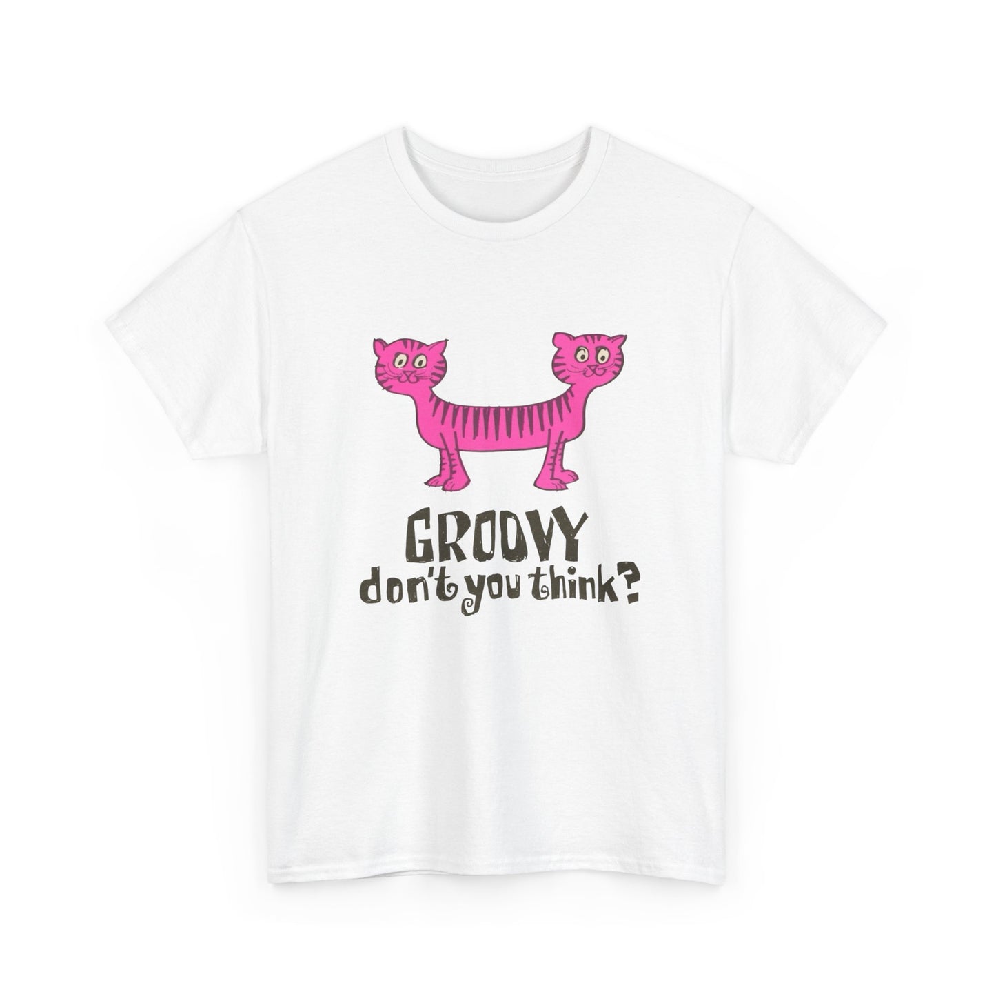 Groovy Don't You Think Retro Graphic T Shirt NEW Adult Tee