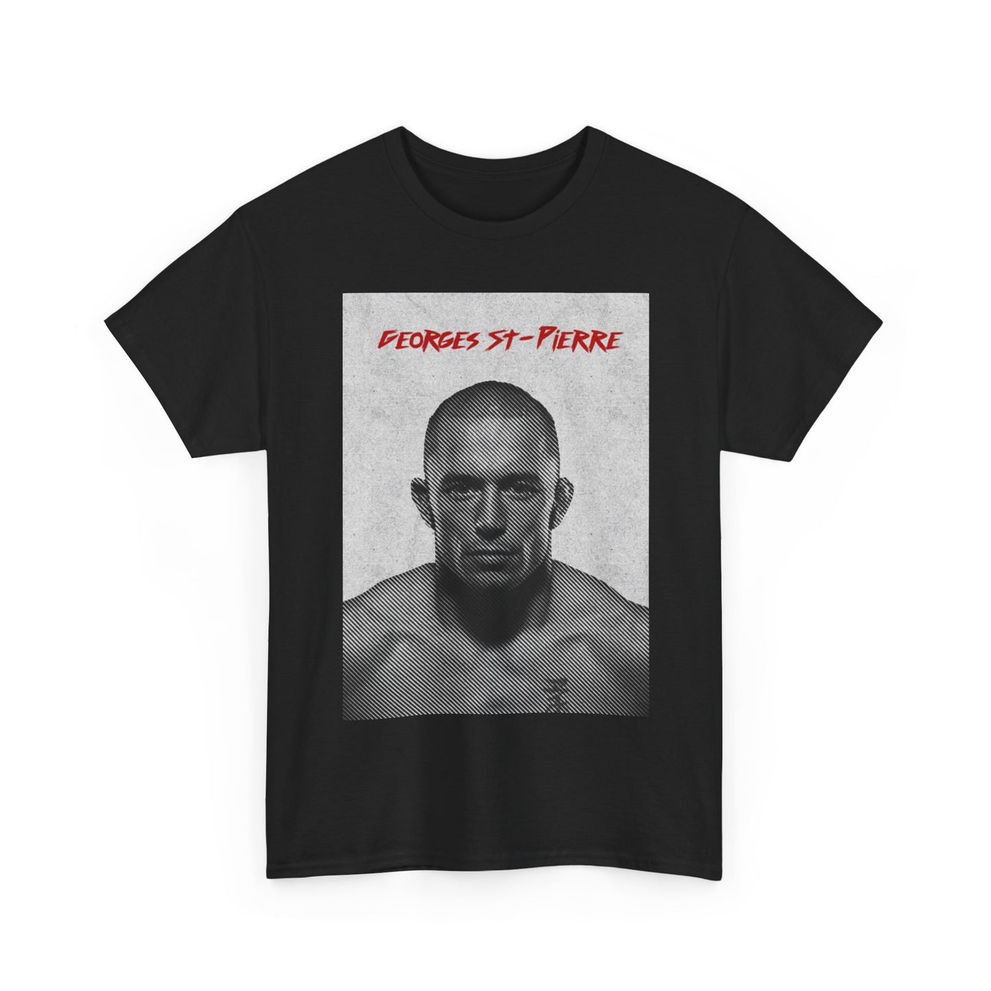 George st Pierre Tshirt GSP UFC MMA Graphic champ Unisex Heavy Cotton Tee