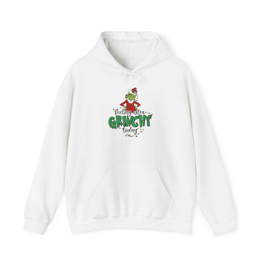Feeling Extra Grinchy Today Graphic Hoodie Unisex Heavy Blend™ Hooded Sweatshirt