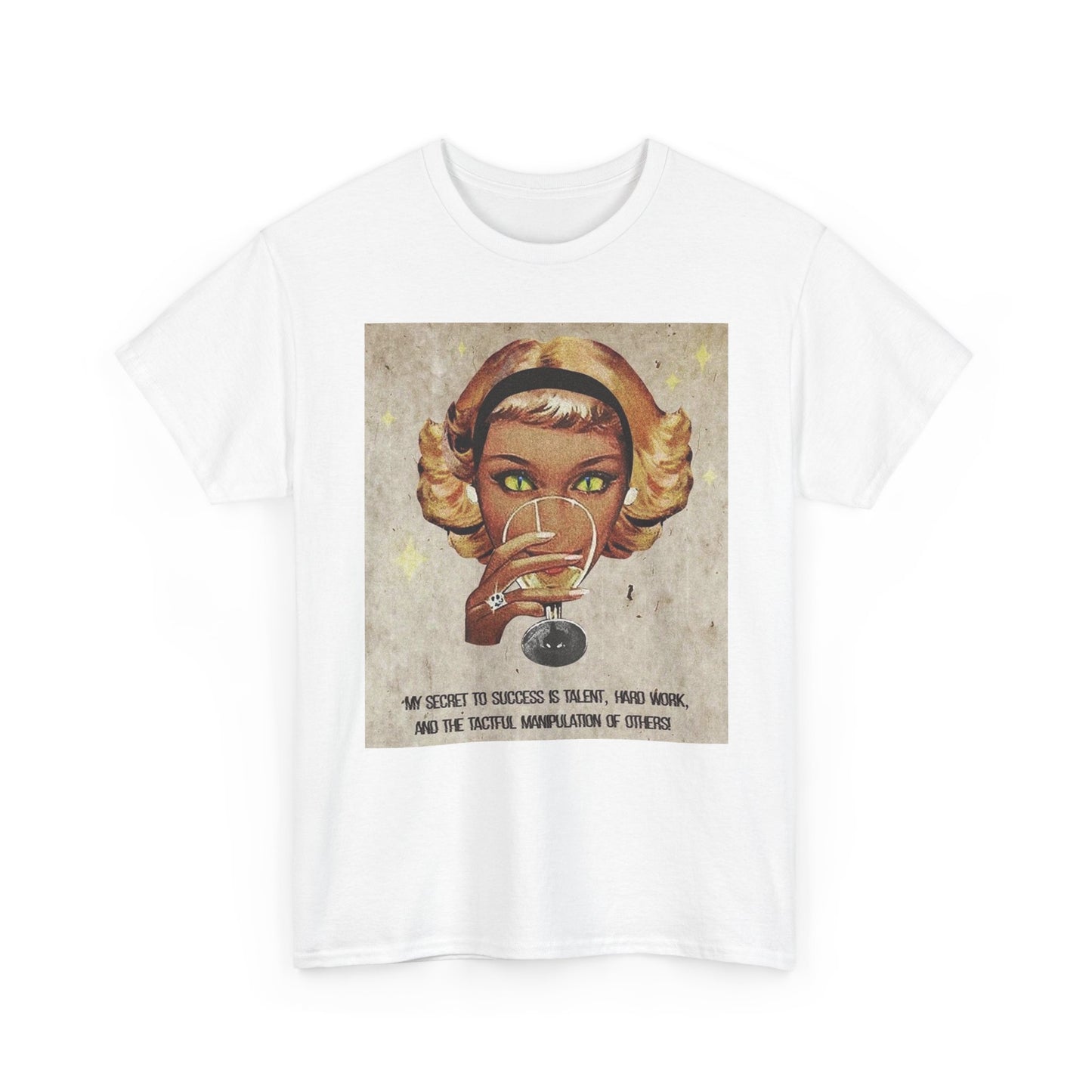 Tactical Manipulation Graphic T-Shirt Women's Heavy Comfy Cotton Tee