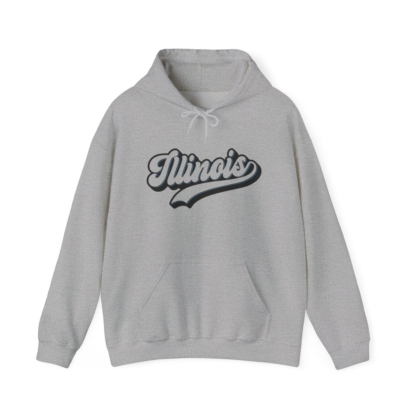 Illinois Chicago State Logo BRAND NEW Unisex Heavy Blend™ Hooded Sweatshirt