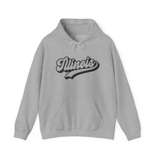 Illinois Chicago State Logo BRAND NEW Unisex Heavy Blend™ Hooded Sweatshirt