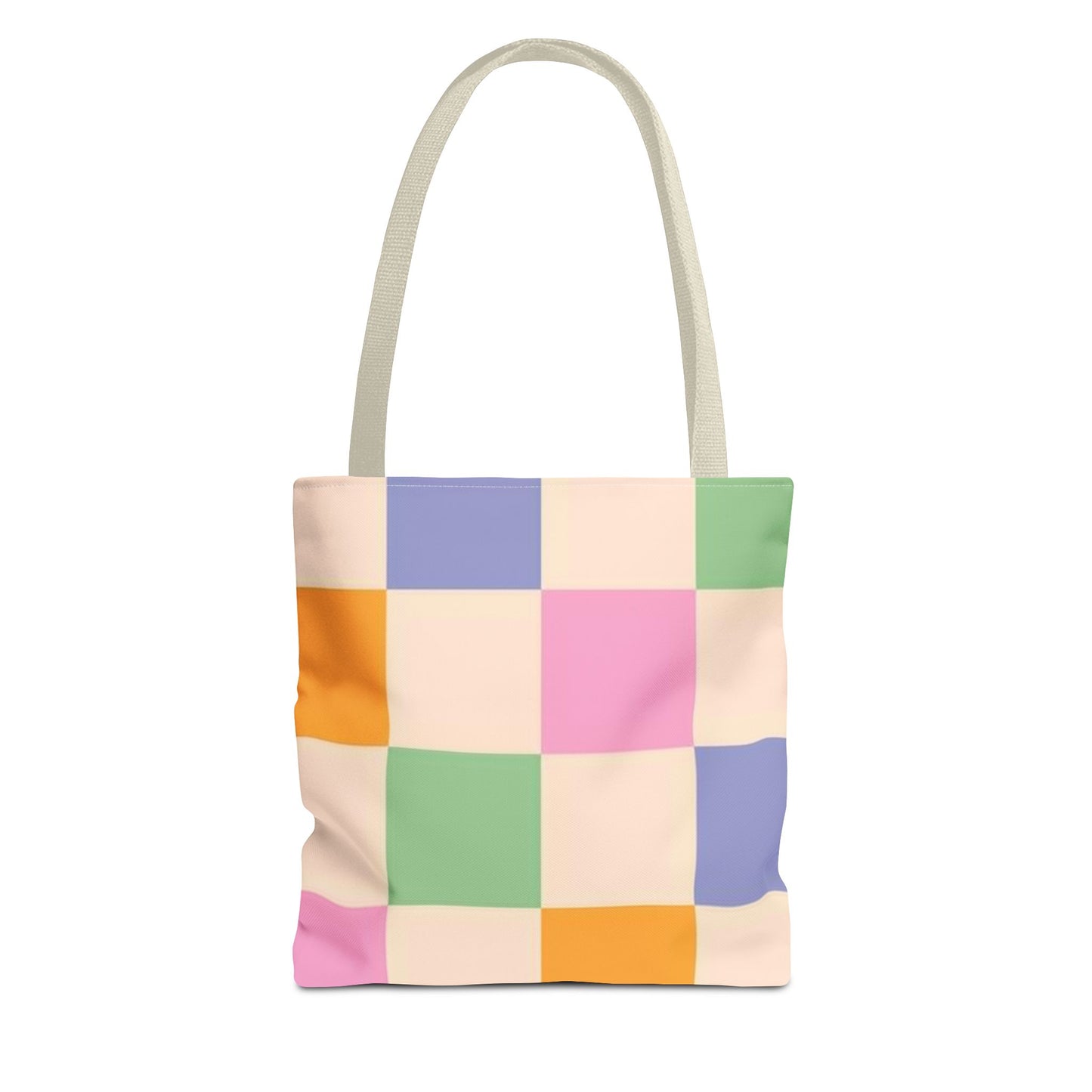 Pink Checkered All Over Print BRAND NEW Purse - Pocketbook - Travel Tote Bag