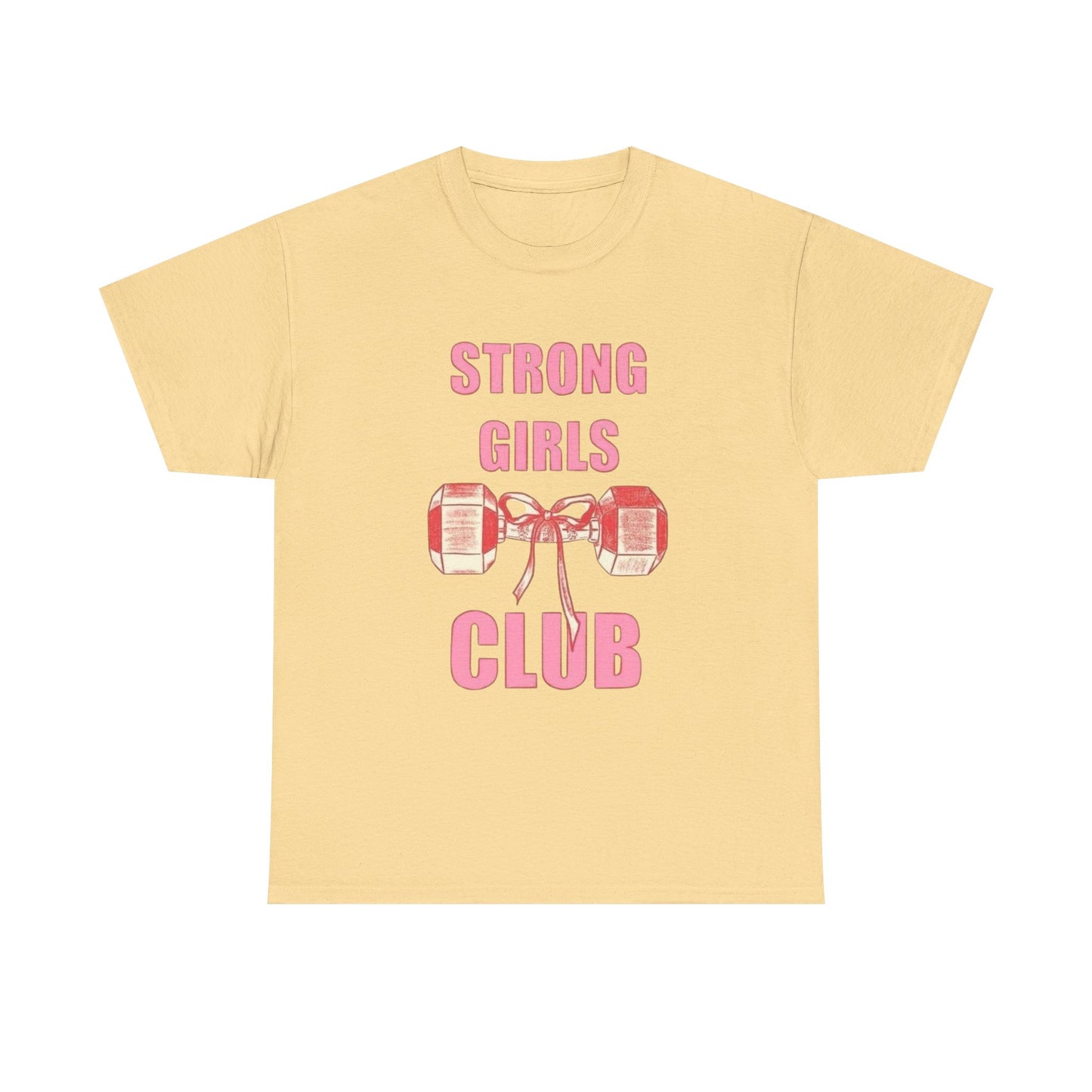 Strong Girls Club Gym Graphic T Shirt Unisex Heavy Cotton Tee