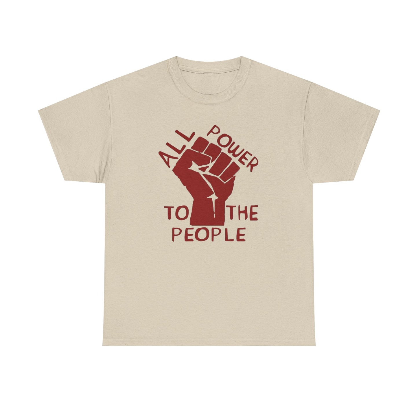 NO KINGS Power To The People Graphic T Shirt NEW Unisex Heavy Cotton Tee