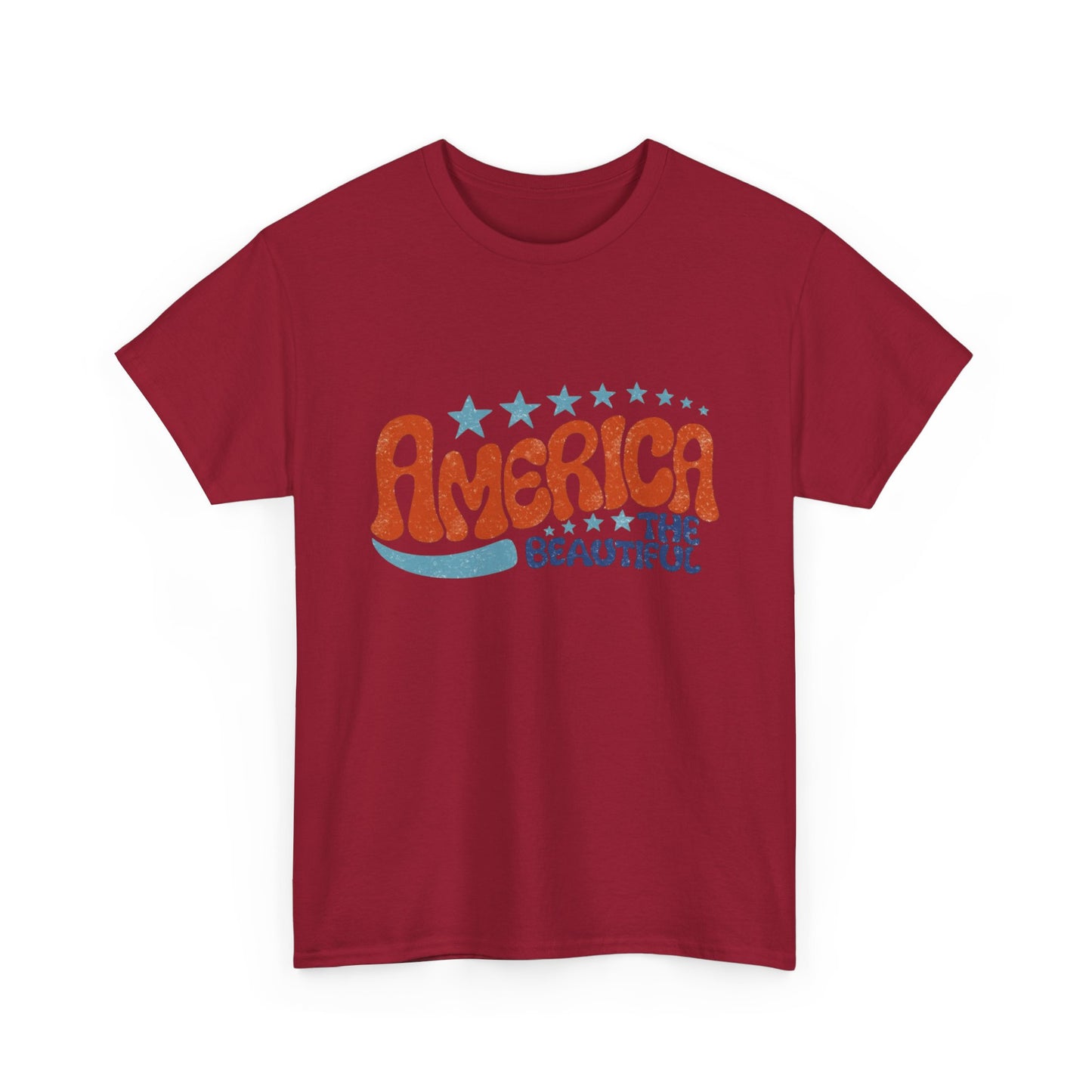 America The Beautiful Graphic T Shirt Adult New Tee