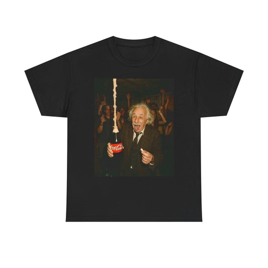 Einstein Funny Graphic T Shirt Science Experiments Unisex Heavy Cotton Tee