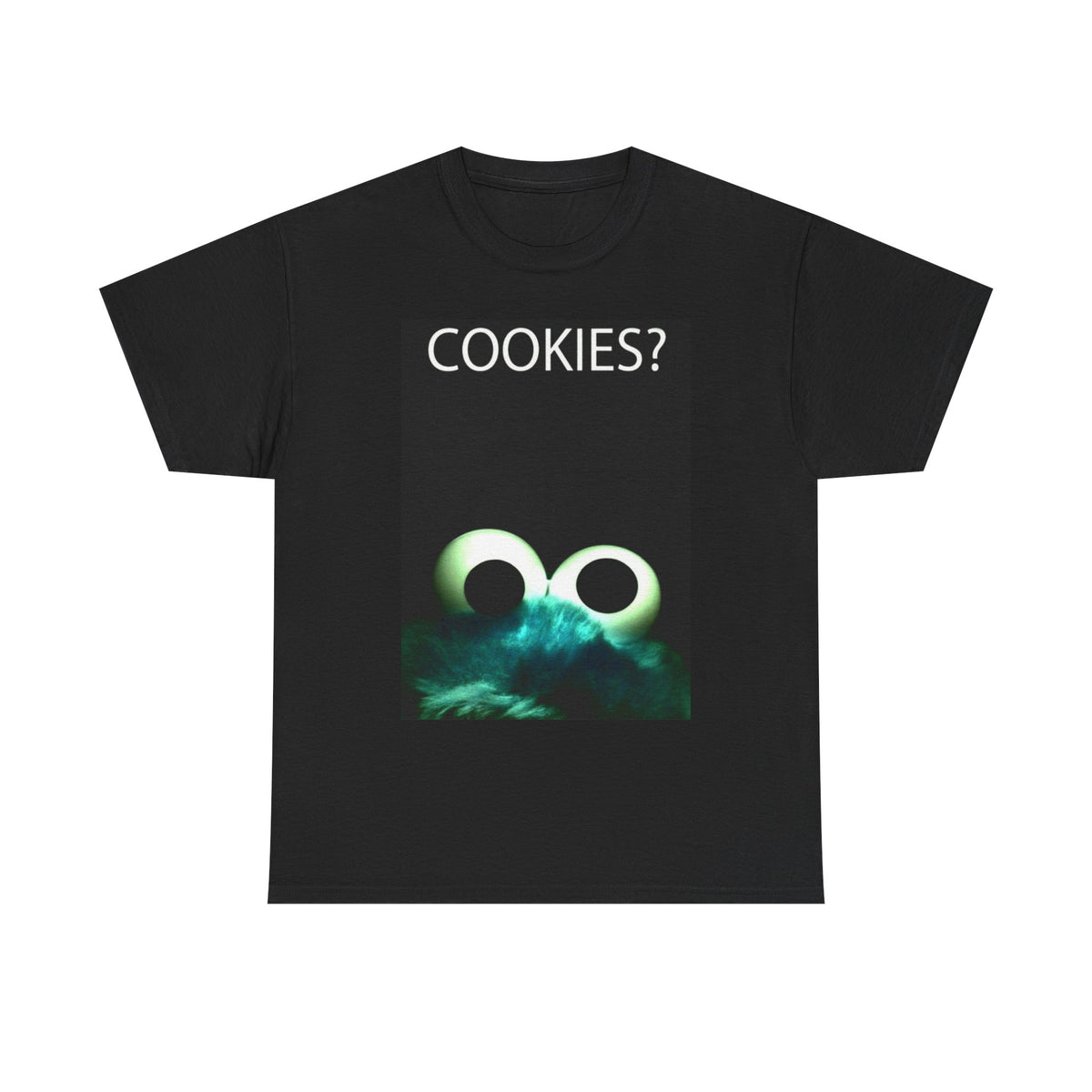 Cookies Funny Graphic T Shirt Vintage Tv Monster Unisex Heavy Cotton Tee