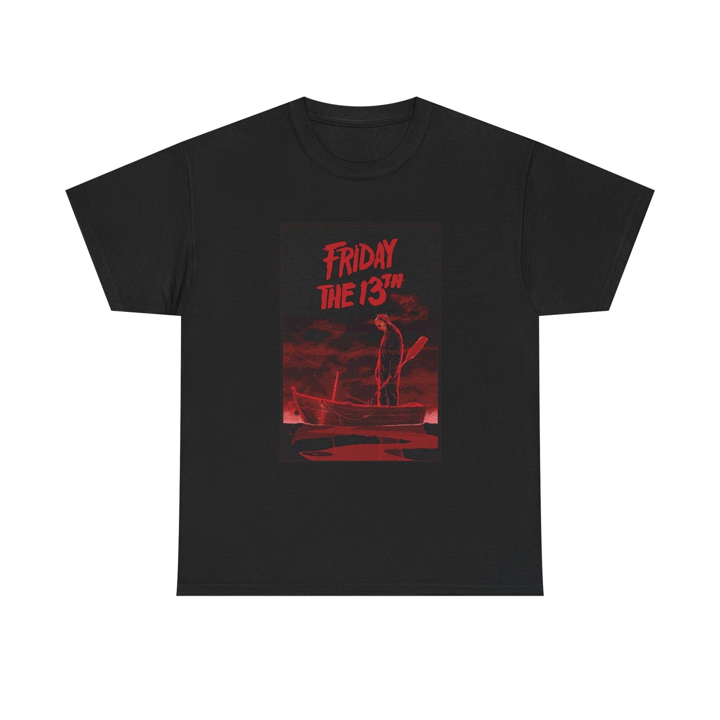 Friday The 13th Tshirt Retro Horror Movie Merch Retro Unisex Heavy Cotton Tee 7
