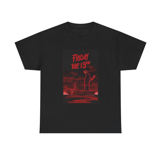 Friday The 13th Tshirt Retro Horror Movie Merch Retro Unisex Heavy Cotton Tee 7