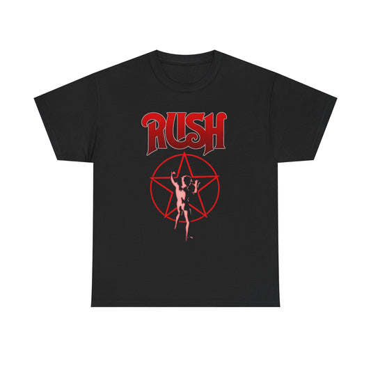 Rush Band Rock T Shirt S-5XL NEW Unisex Cotton Tee