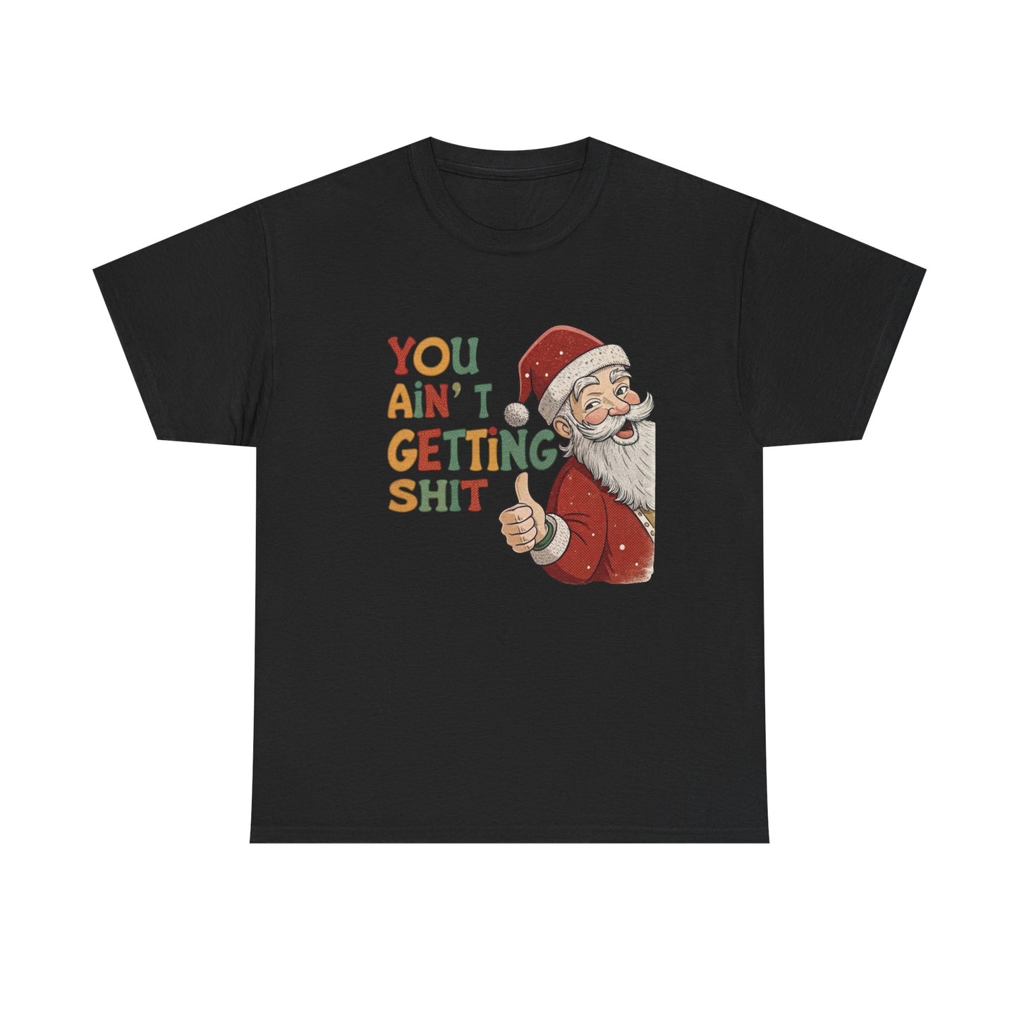 Funny Santa Christmas Graphic T Shirt ADULT NEW