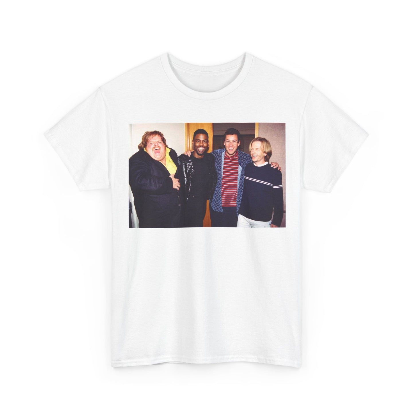 Chris Farley T-shirt Sandler spade rock SNL comedy Gillis Unisex Heavy Cotton