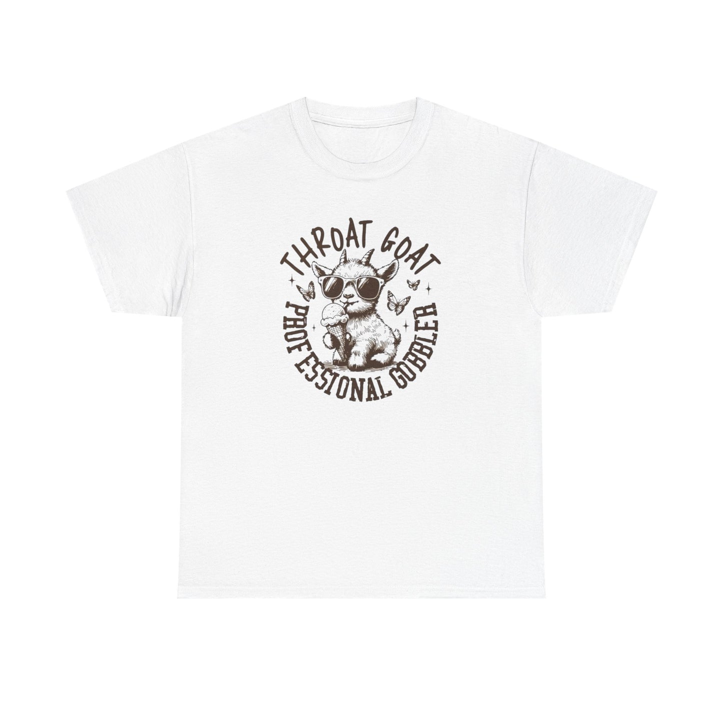 Throat Goat Funny Sex Graphic T Shirt S-5XL NEW Unisex Heavy Cotton Tee