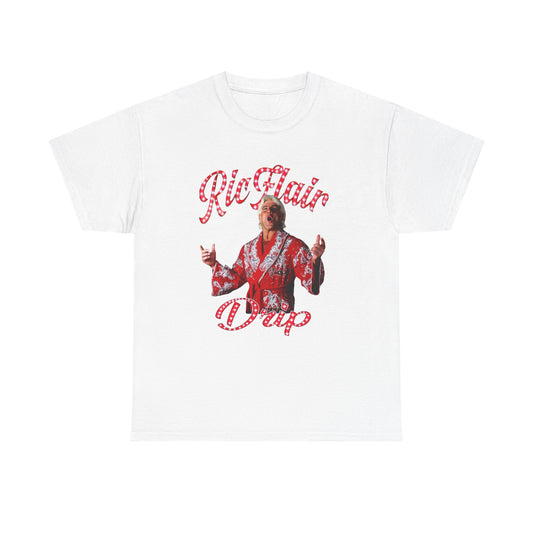 Ric Flair Drip Graphic T-Shirt Wrestling Cotton Tee New Gift Vintage