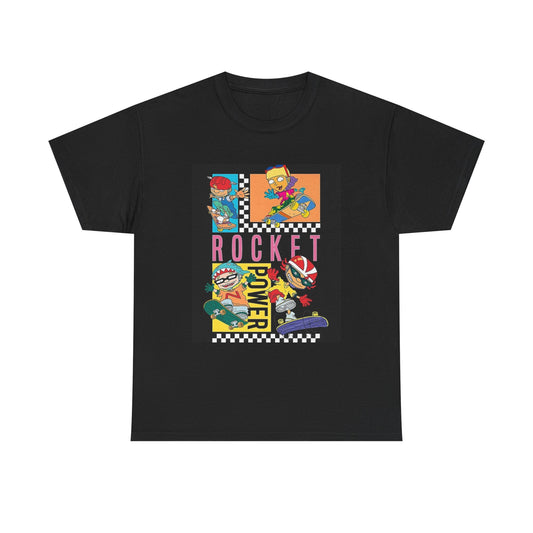 Rocket Power T shirt Retro 90's Cartoon Vintage Graphic Unisex Heavy Cotton Tee