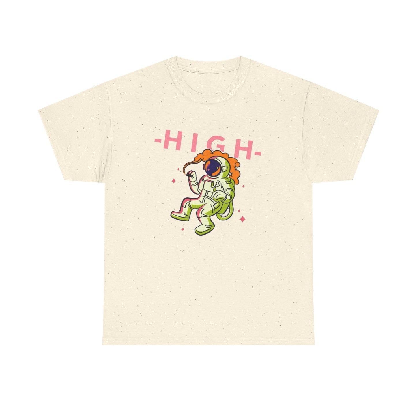 High In Space Graphic T Shirt NEW Adult Unisex Heavy Cotton Tee