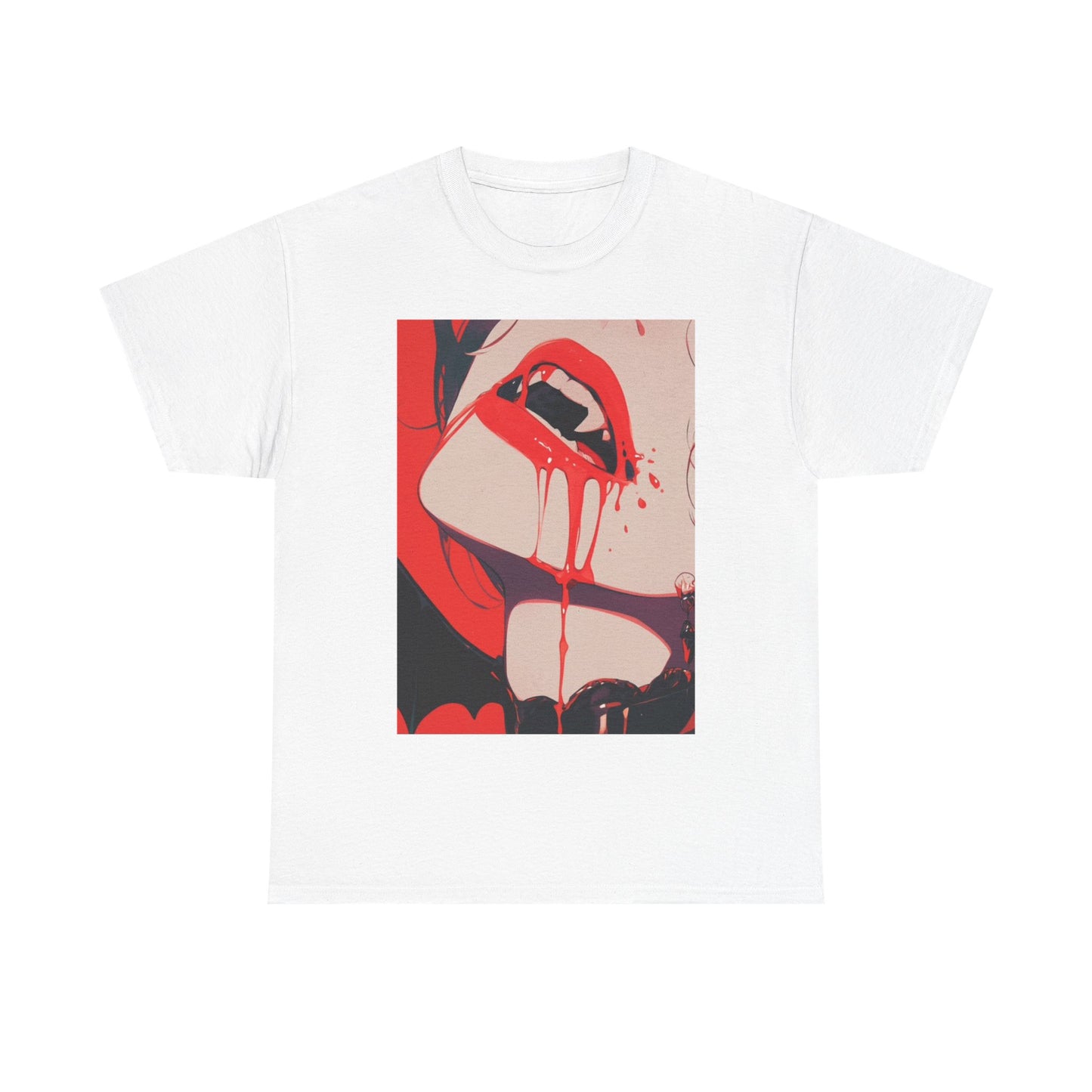 Waifu Anime T-shirt Girl Graphic Cartoon Retro Gaming Unisex Heavy Tee Gamer gf