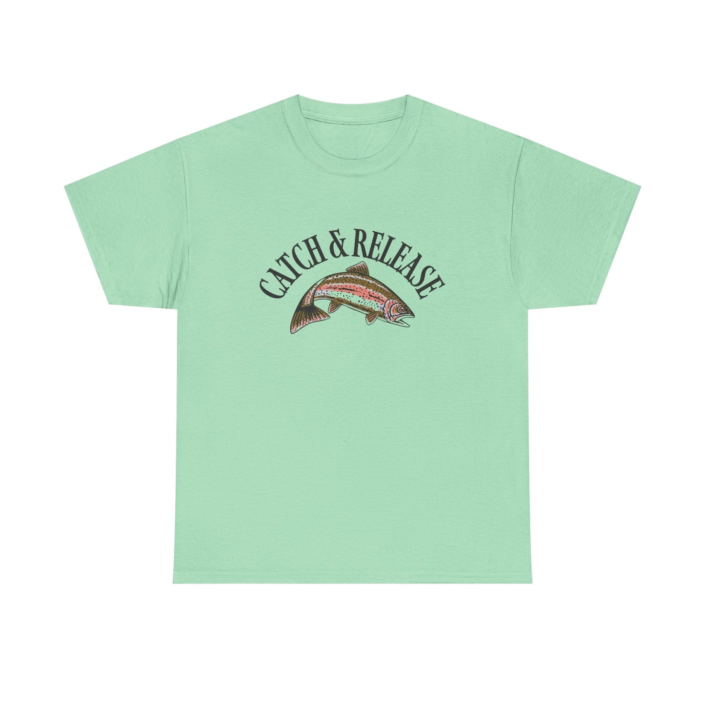 Catch And Release Fishing Graphic T Shirt NEW ADULT