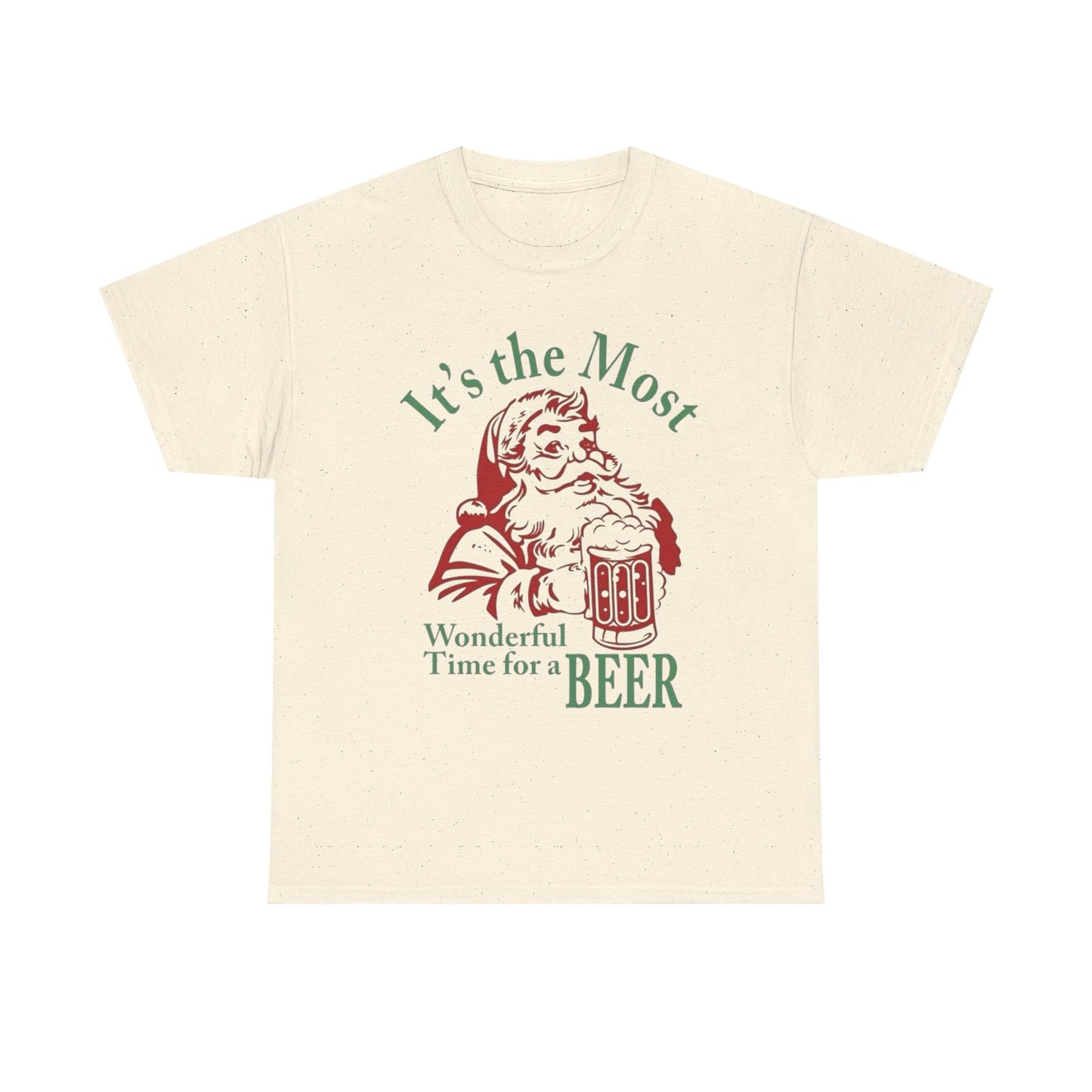 Wonderful Christmas Beers Graphic T Shirt ADULT NEW Heavy Cotton Tee