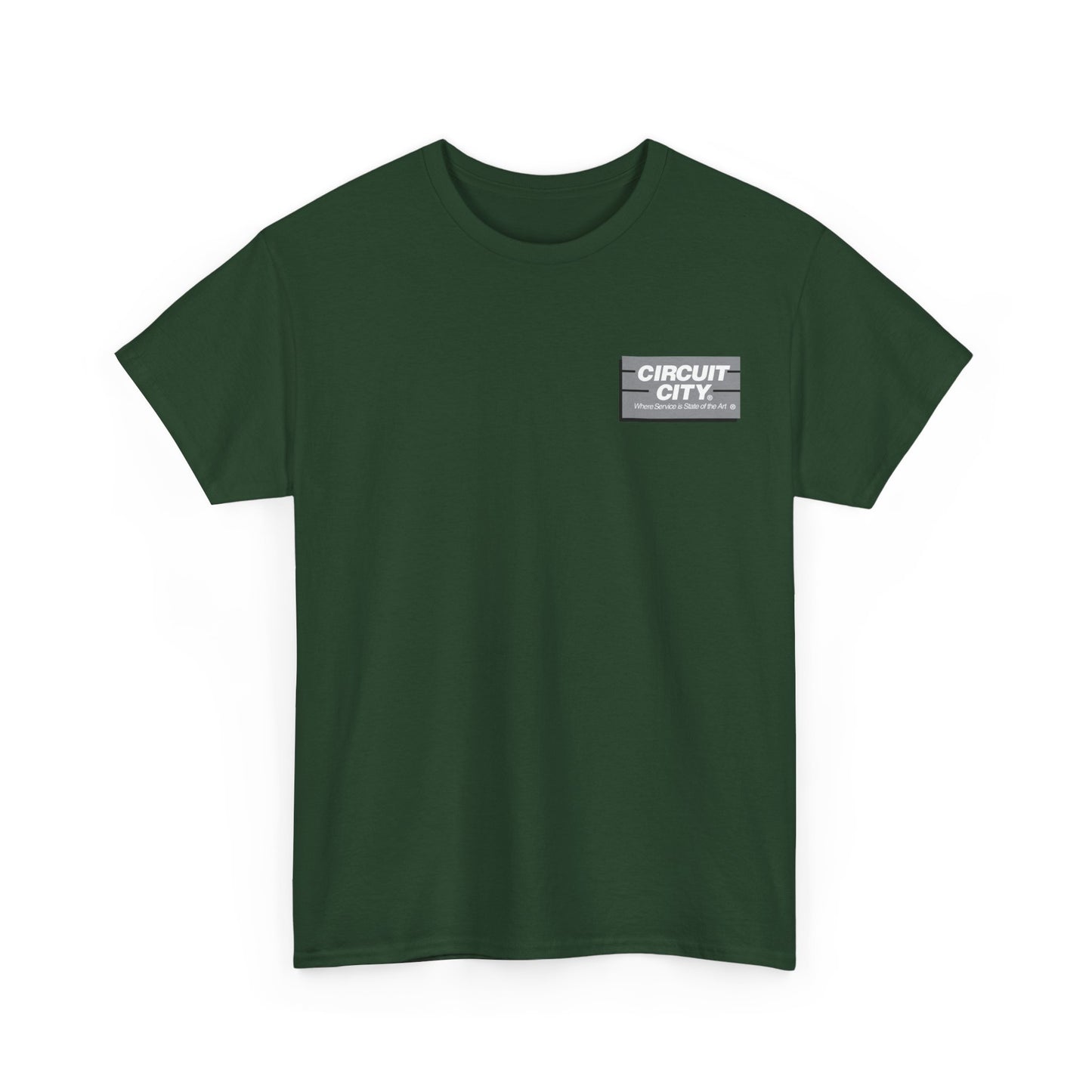 Circuit city T-shirt vintage graphic employee shirt retro design Unisex Heavy