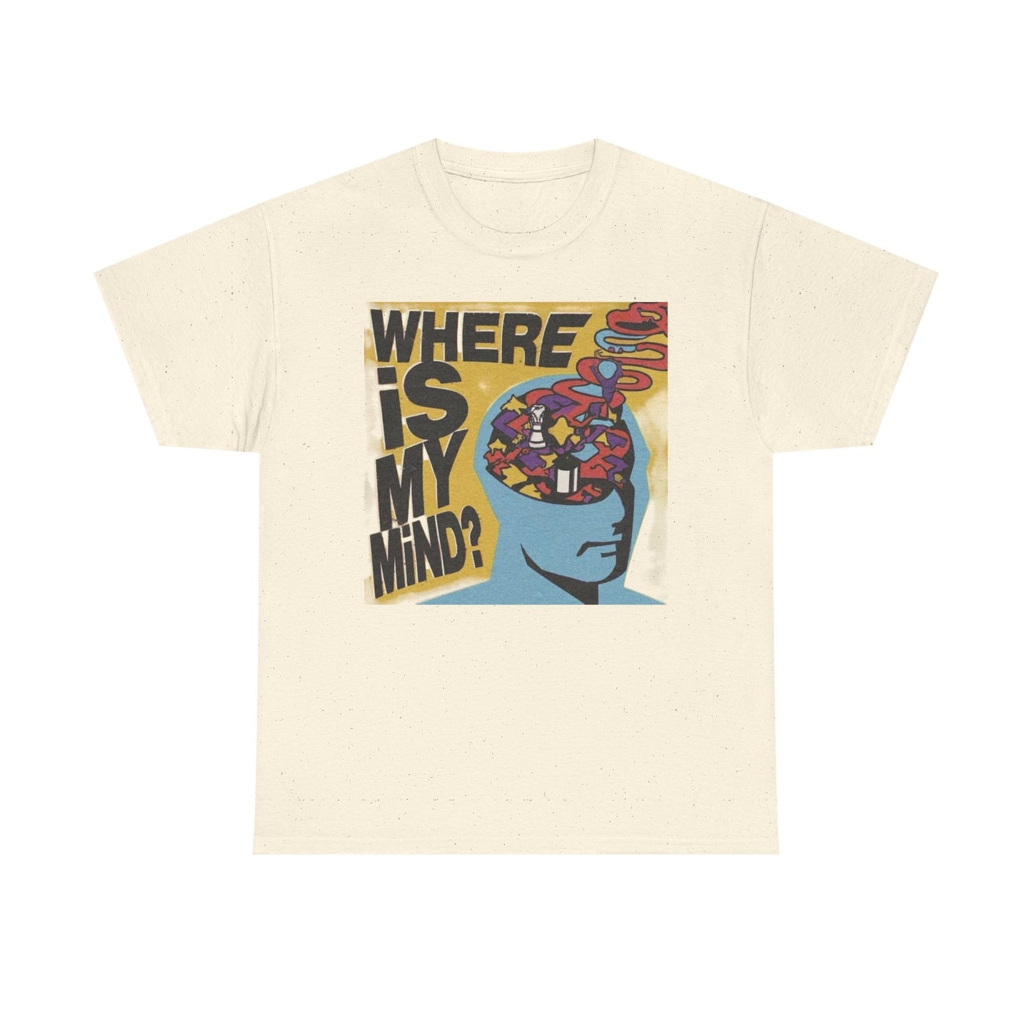 Where Is My Mind Graphic T-Shirt Unisex Heavy Cotton Tee Gift