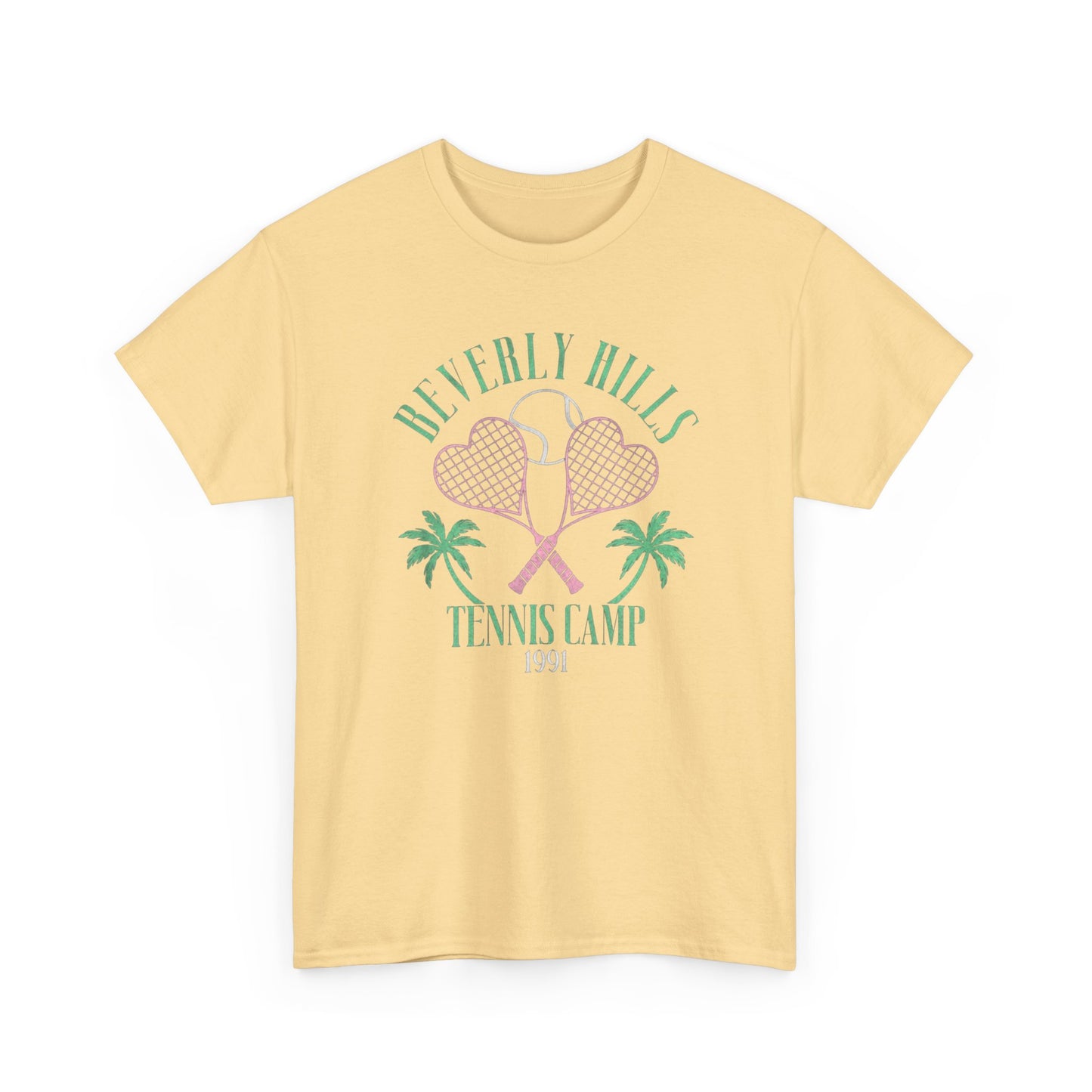Beverly Hills Tennis Club Vintage 90's Graphic T Shirt NEW Unisex Heavy Cotton