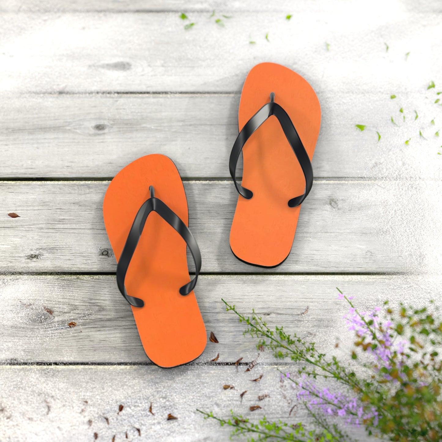 Pale Orange Flip Flops, Sandals Slides, Summer Footwear, Brand New