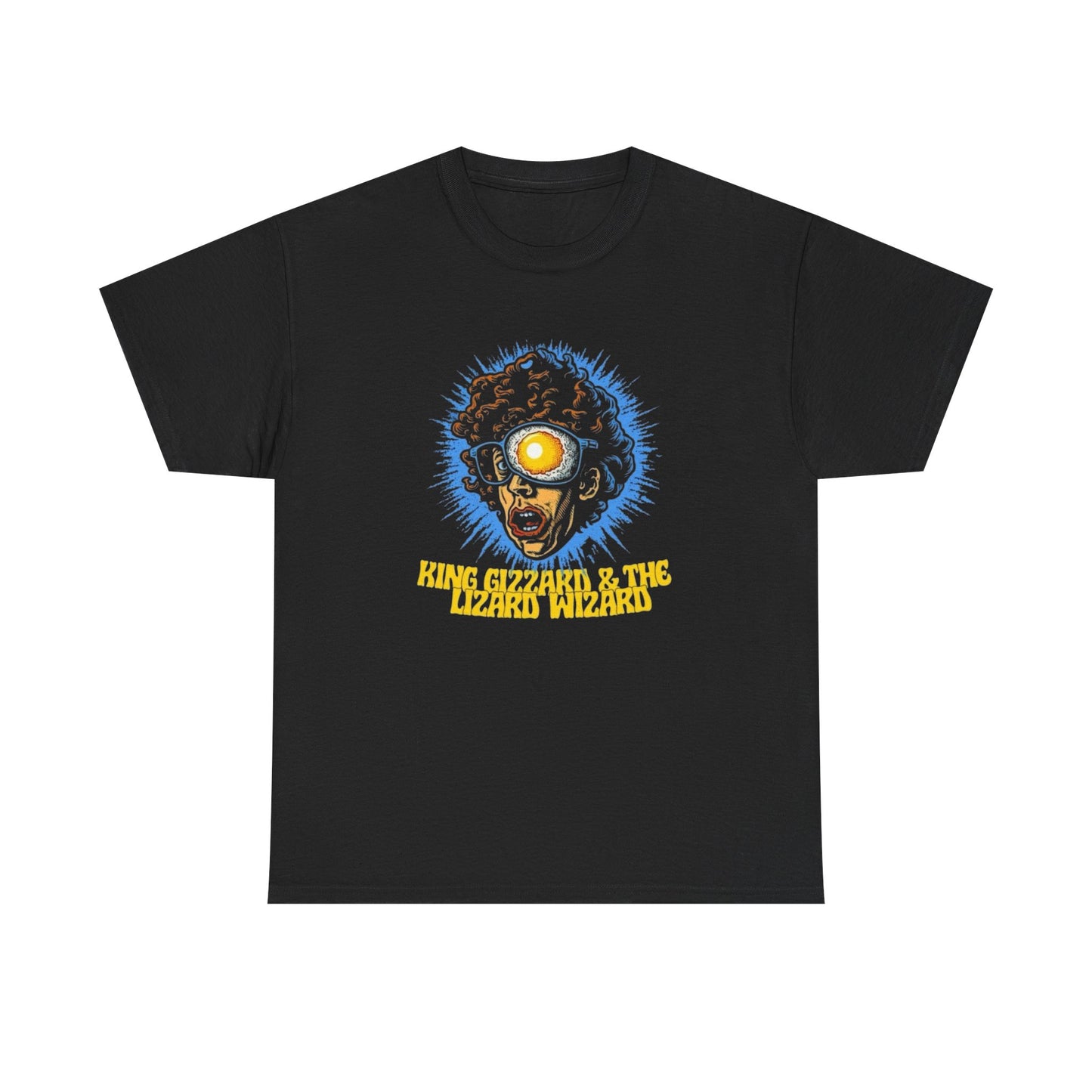 The Lizard Wizard Graphic T Shirt Unisex Heavy Cotton NEW Tee