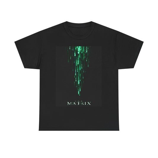 The Matrix Movie Tshirt Poster Retro 90s Classic Art Unisex Heavy Cotton Tee
