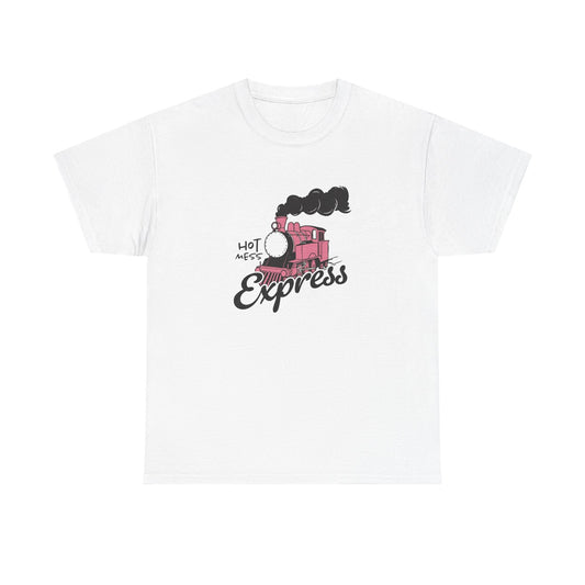 Hot Mess Express Womens Graphic T Shirt NEW Unisex Heavy Cotton Tee