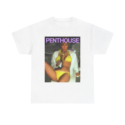 Penthouse Magazine Graphic T Shirt Vintage Heavy Cotton Tee