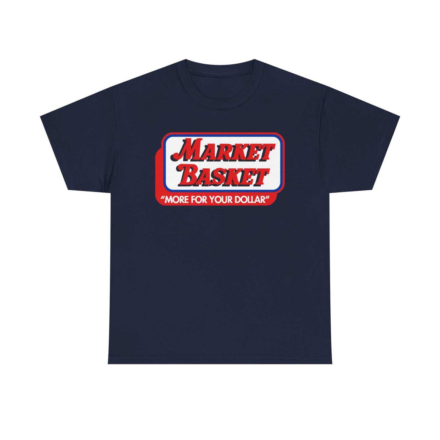 Boston vintage New England market basket patriots Heavy Cotton Tee