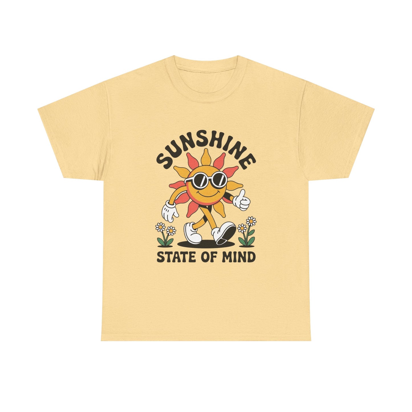 Sunshine State Of Mind Graphic T Shirt NEW ADULT TEE VINTAGE