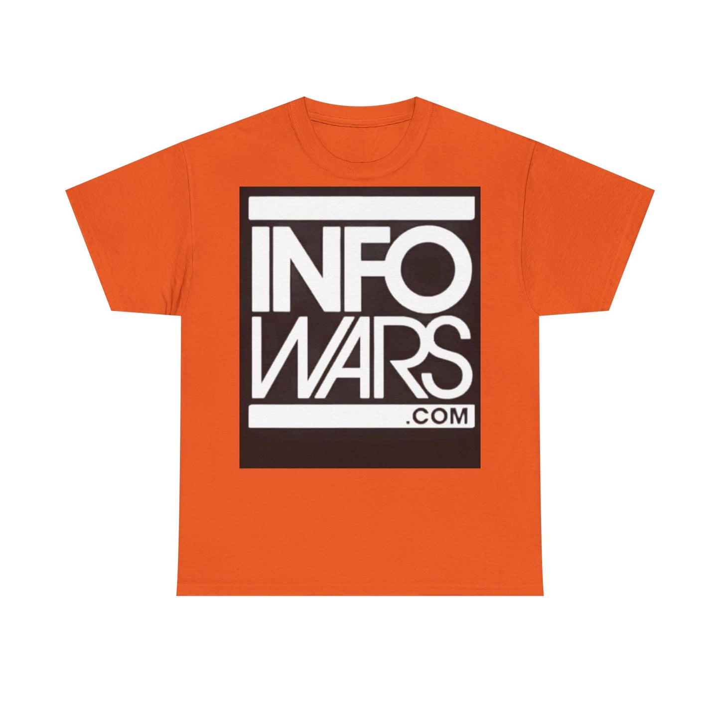 Info Wars Tshirt Alex Jones Rogan American Funny Podcast Unisex Heavy Cotton Tee