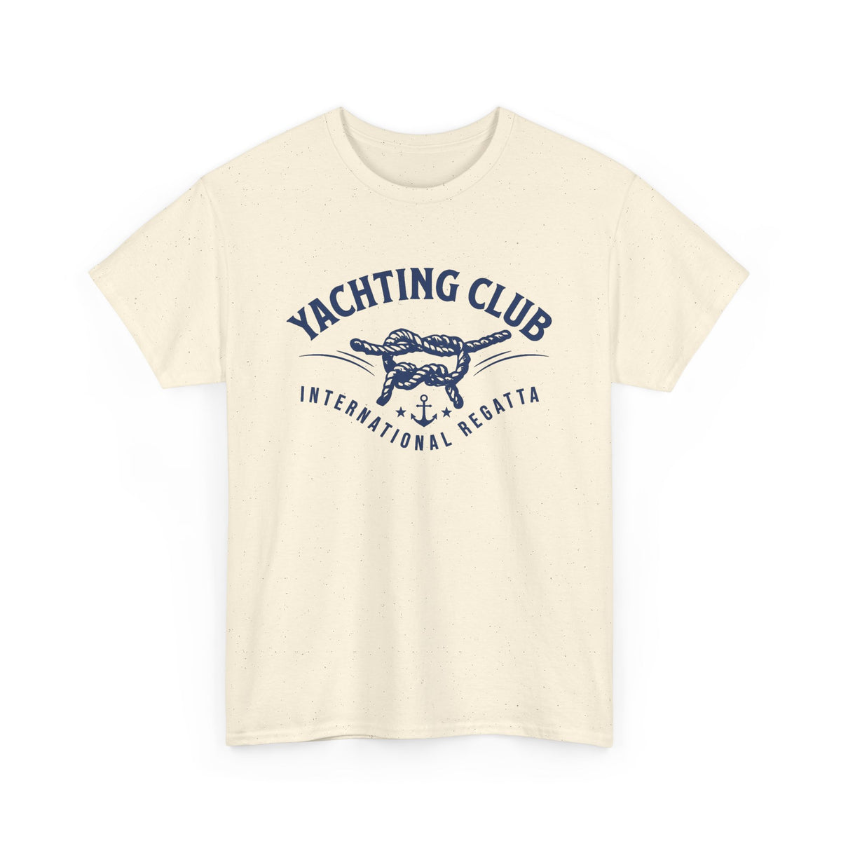 Yachting Club Graphic T Shirt Men's Vintage Heavy Cotton Tee