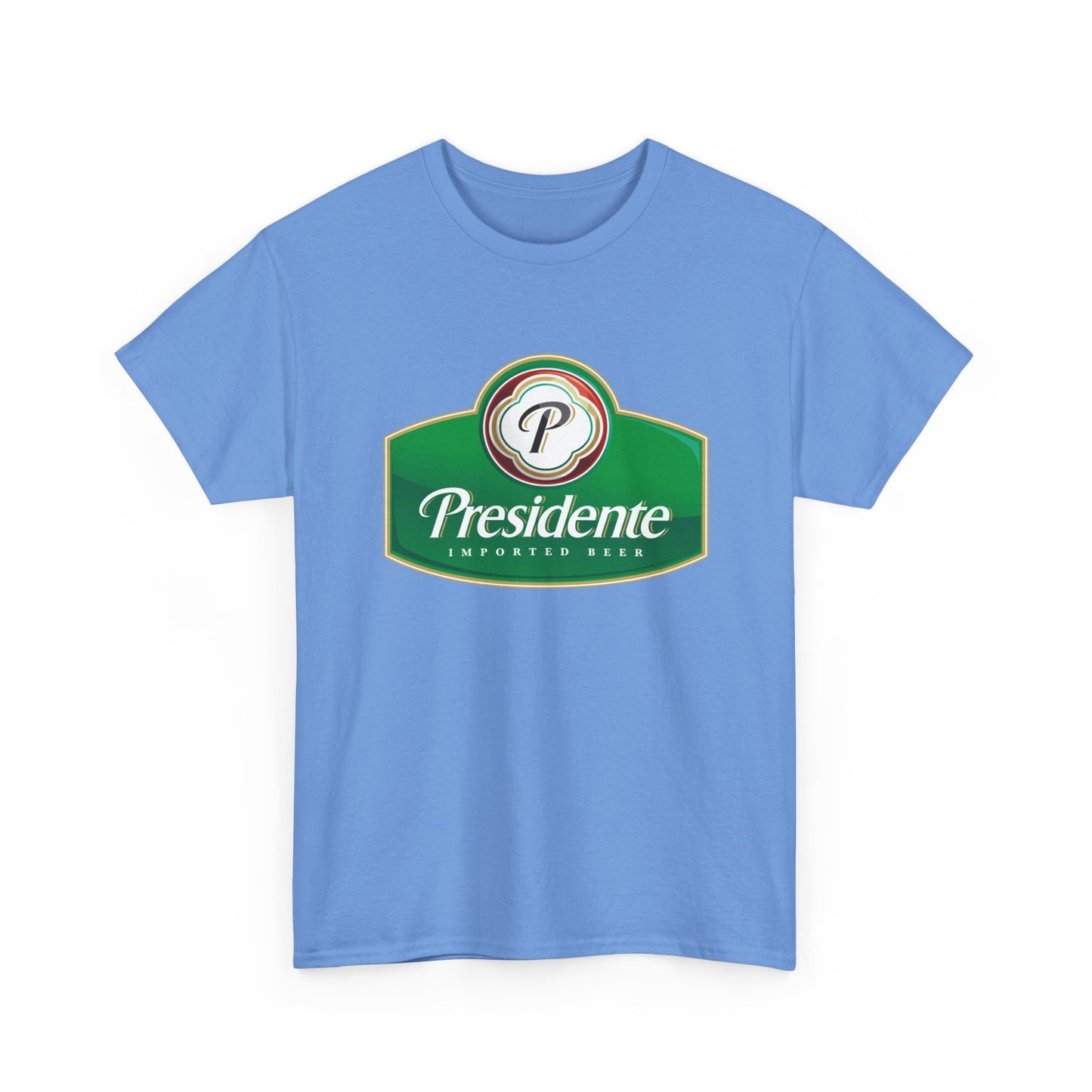 Presidente Beer Logo Shirt Retro Poster Unisex Heavy Cotton Tee