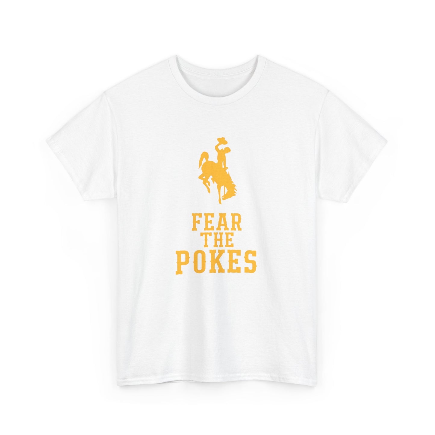 Fear The Poke Cowboy Horse Graphic T Shirt Unisex Heavy Cotton Tee GIFT
