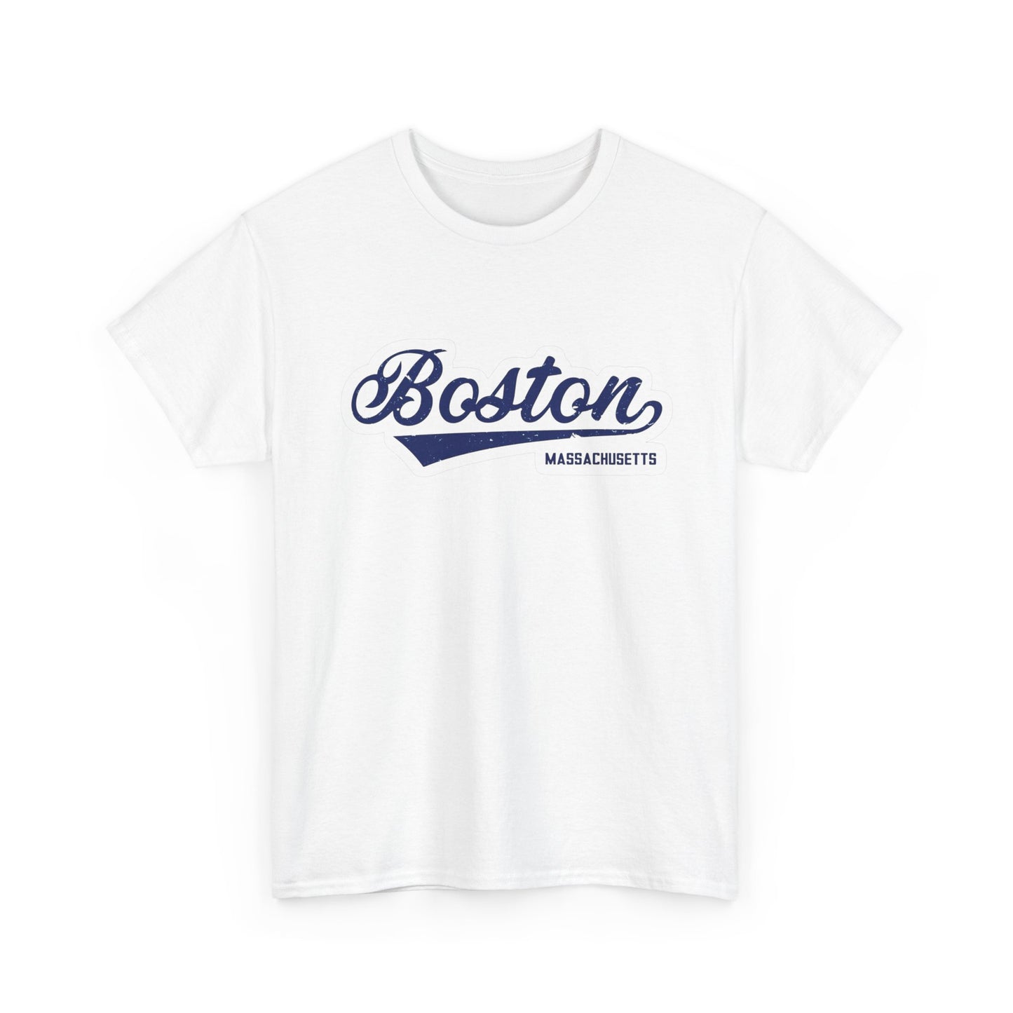 Boston Massachusetts Graphic T Shirt NEW GIFT Unisex Heavy Cotton Tee