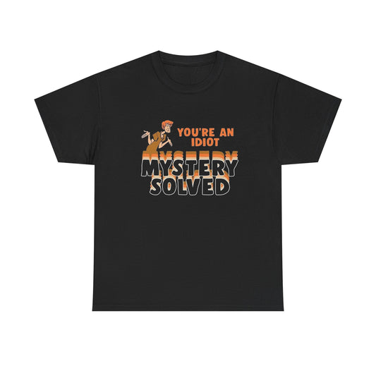 Shaggy Mystery Solved Funny Graphic T Shirt NEW ADULT Tee