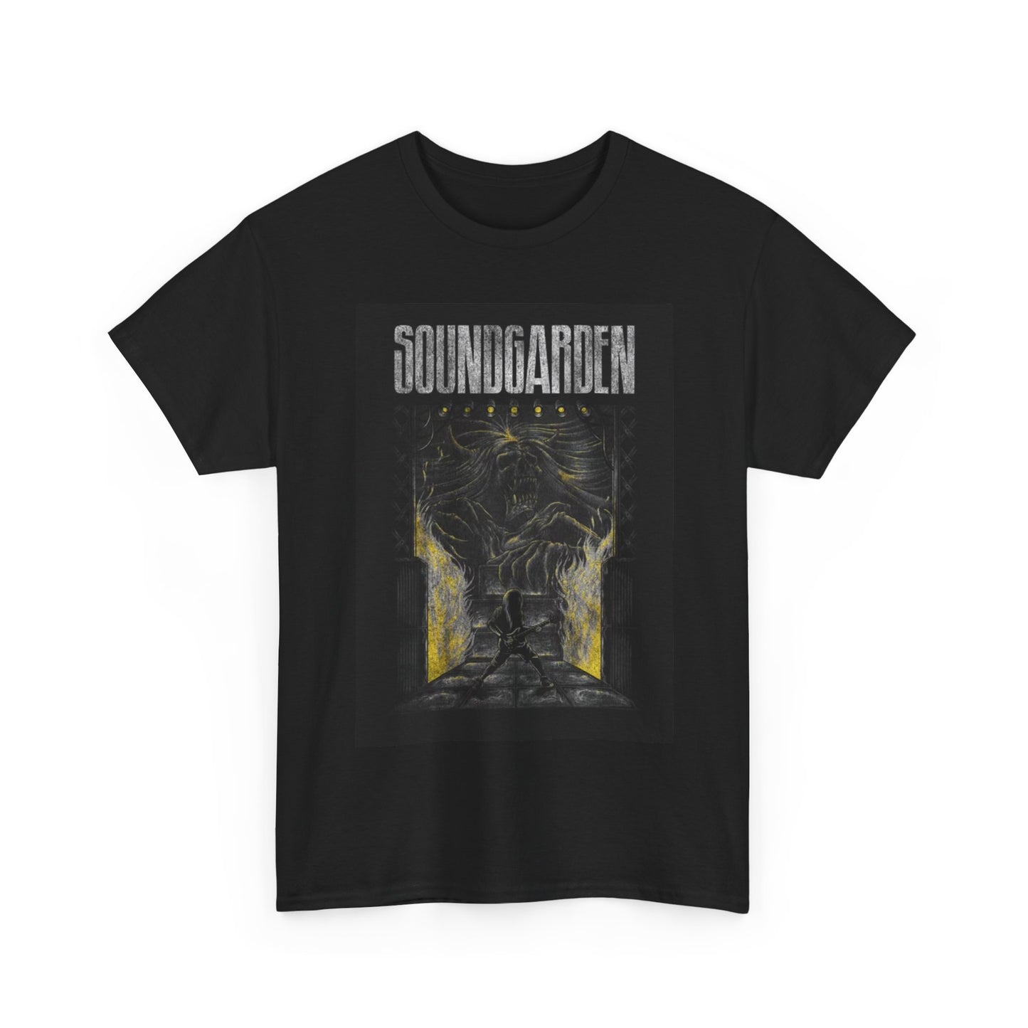 Soundgarden T-shirt vintage rock retro art graphic Unisex Heavy Cotton Tee