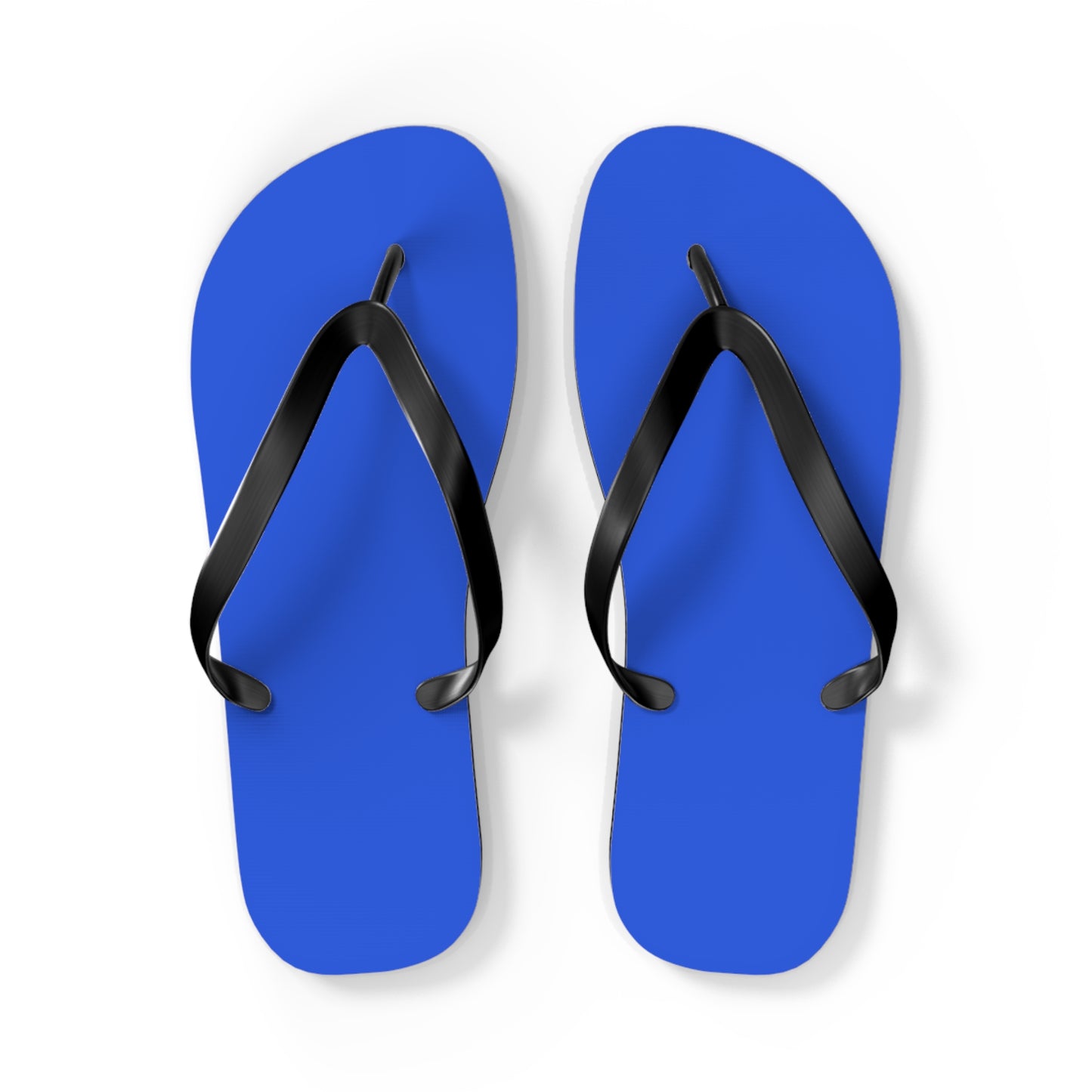 Neon Blue Flip Flops, Sandals Slides, Summer Footwear, Brand New