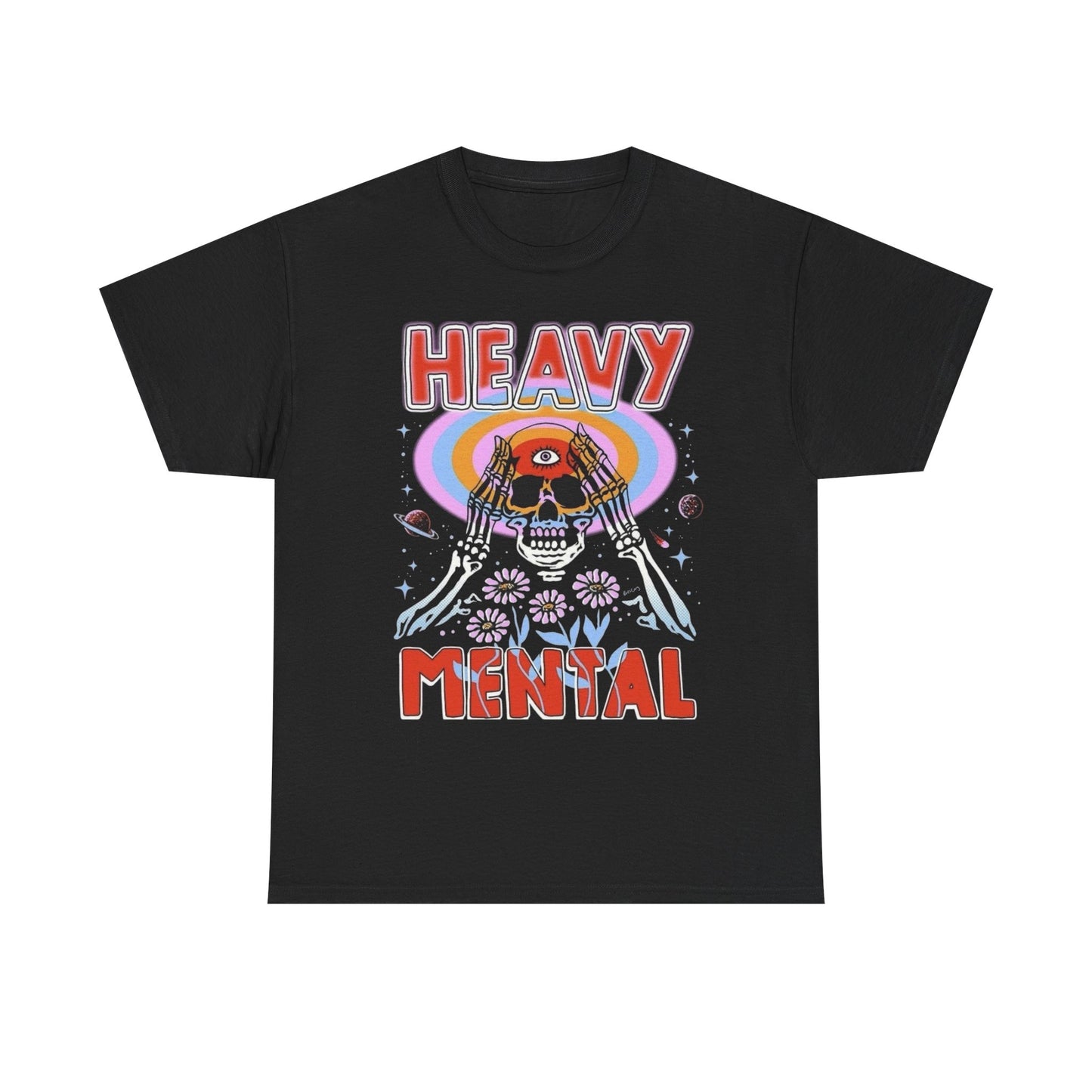 Heavy Mental Graphic T Shirt NEW ADULT Tee