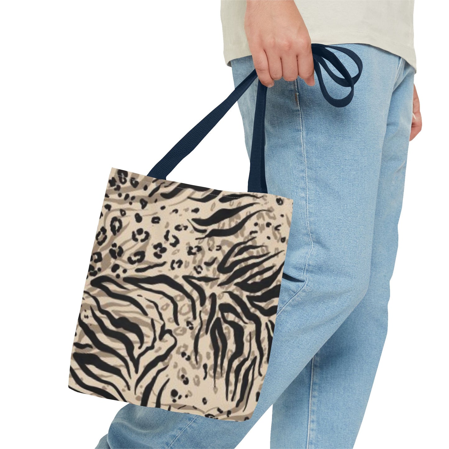 Zebra And Cheetah Print Multi Color BRAND NEW MODERN Tote Bag (AOP)