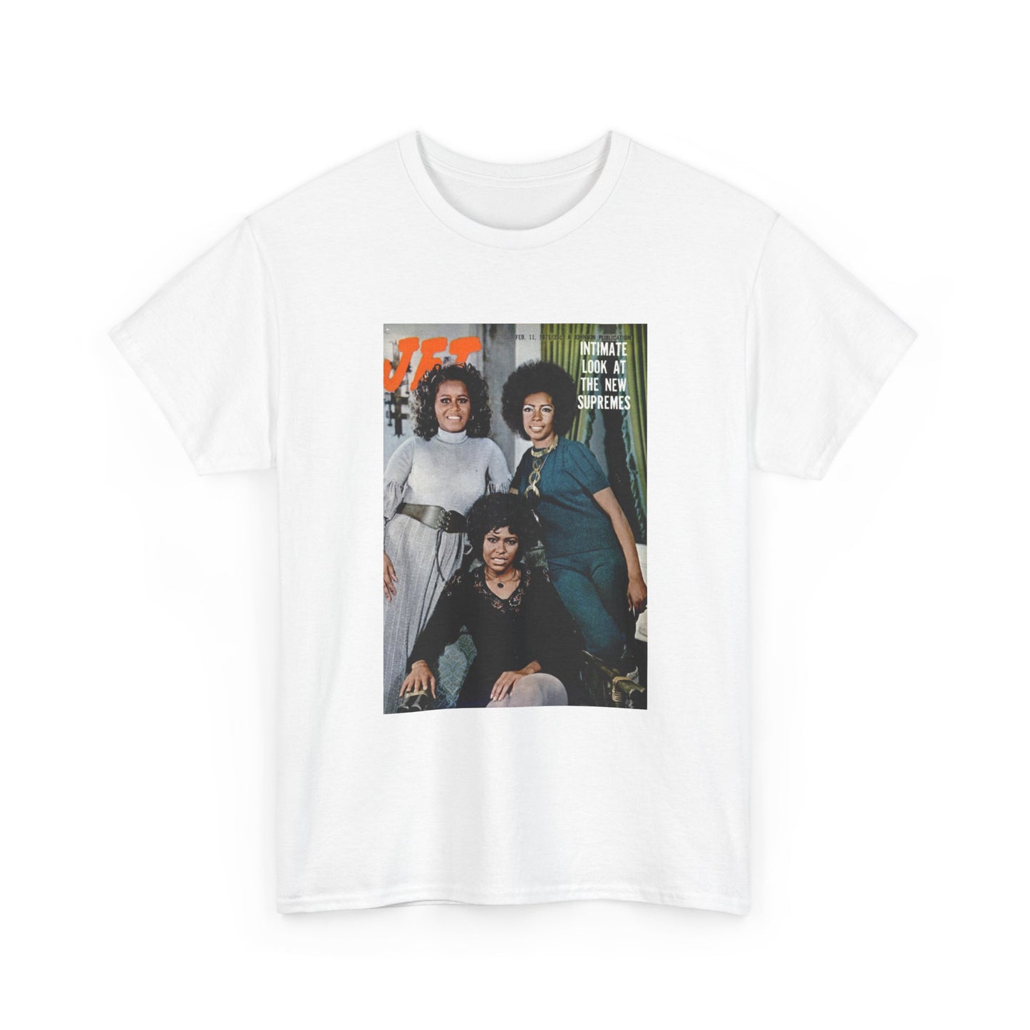 The Supremes Tshirt Vintage Diana Ross Retro Poster Unisex Heavy Cotton Tee