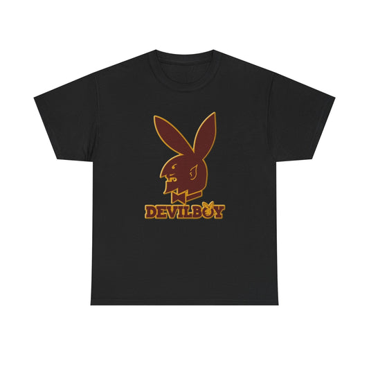Devilboy Funny Jokes Graphic T Shirt NEW ADULT Unisex Heavy Cotton Tee