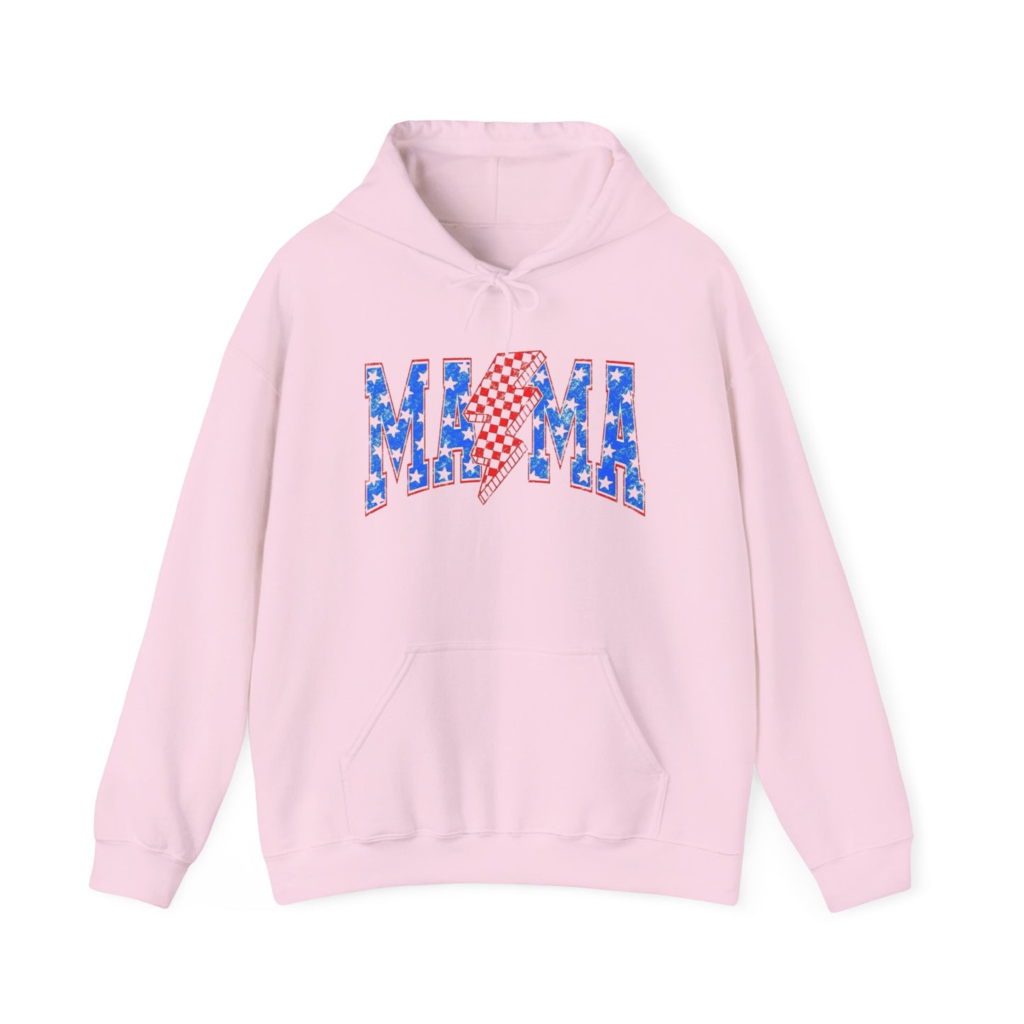 USA Mama Mom Retro Graphic Hoodie Women's Heavy Blend™ Hooded Sweatshirt