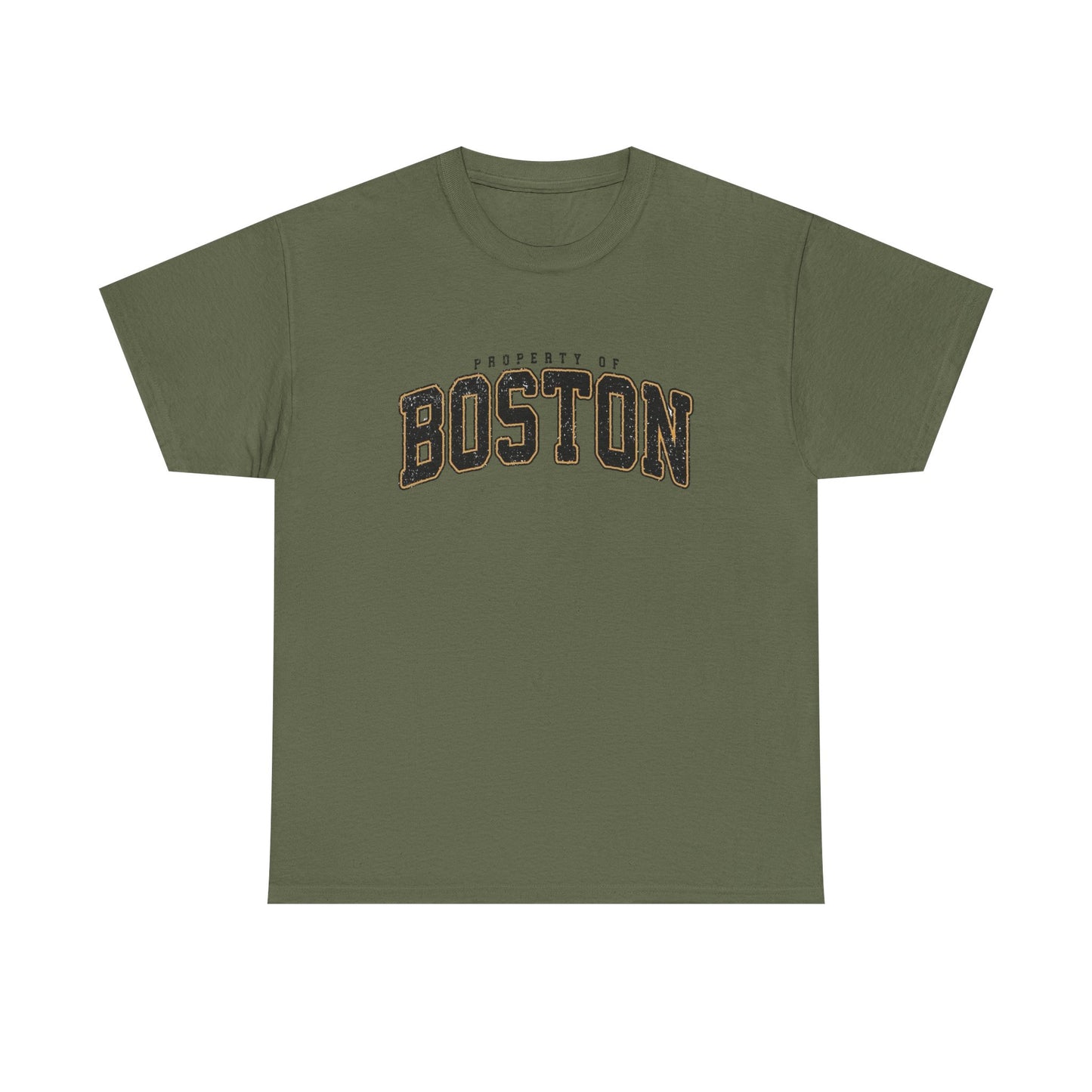 Property Of Boston Graphic T Shirt ADULT NEW