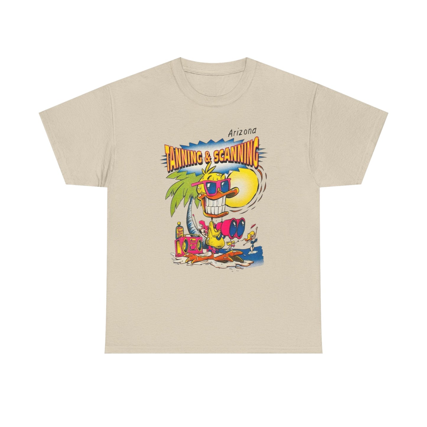 Tanning Season Vintage Graphic T Shirt S-5XL NEW Unisex Heavy Cotton Tee